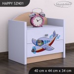 Nočna omarica Happy babies Letalo 45 SZN1